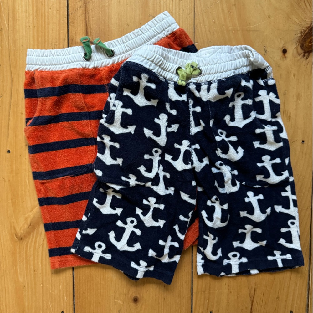 Mini Biden terry shorts -set of 2